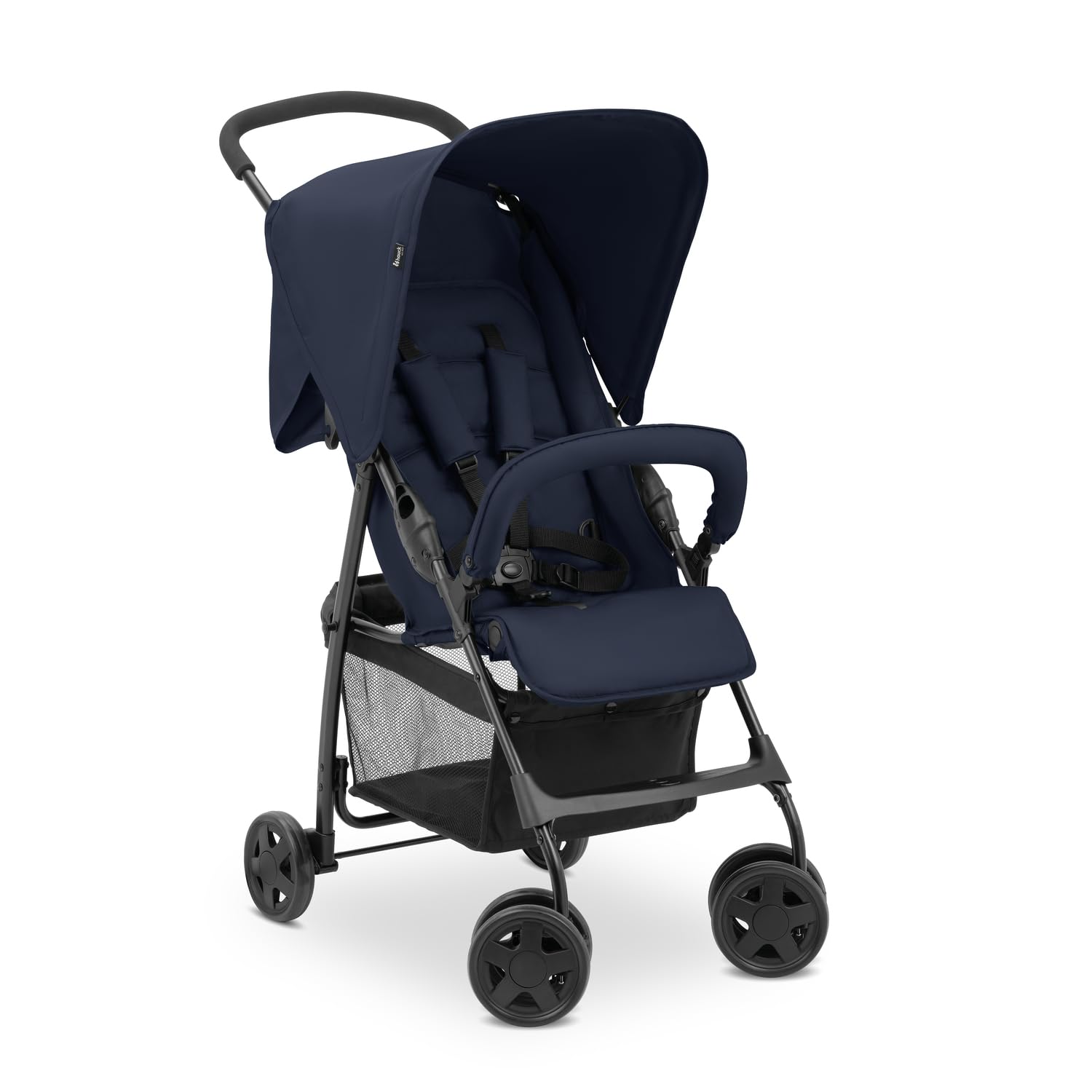 Hauck Buggy Sport – Dunkelblau Baby-Kinderwagen 5,9 kg, Liegefunktion, Zusammenklappbar, Einkaufskorb bis 3 kg, 0–15 kg